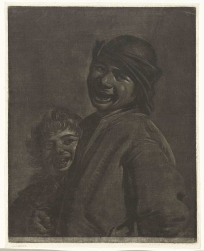 Two laughing boys