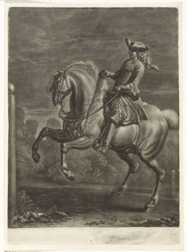 Rearing horse