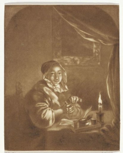 Young Woman with a Letter