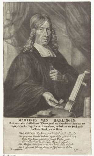 Portrait of the Minister Martinus van Harlingen