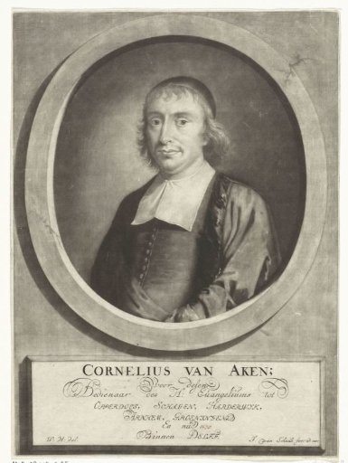 Portrait of the Minister Cornelius van Aken