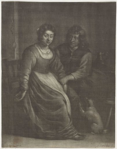 Couple and a Dog