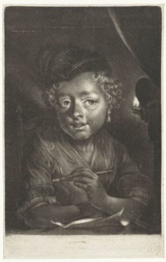 Portrait of a girl, possibly Johanna Troost