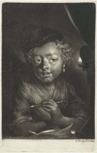 Portrait of a girl, possibly Johanna Troost