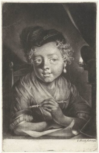 Portrait of a girl, possibly Johanna Troost