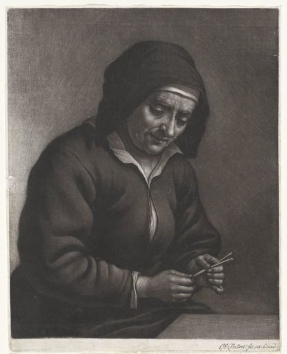 A Woman at a Table
