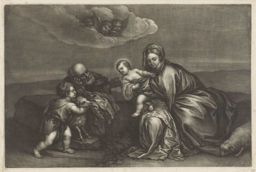 The Holy Family with John the Baptist in a Landscape