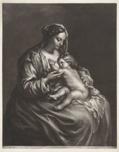 Mary with the Christ Child on Her Lap