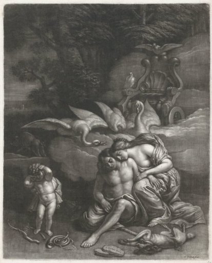 Adonis Dies in the Arms of Venus