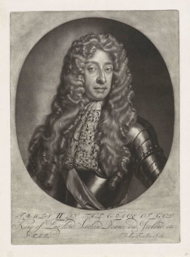 Portrait of James II, King of England