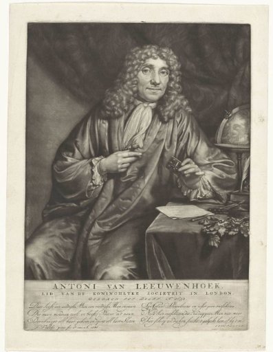Portrait of Anthony van Leeuwenhoek