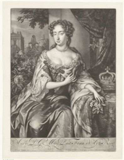 Portrait of Mary II Stuart, Queen of England and Scotland