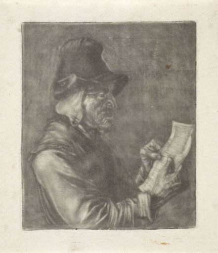 Man Reading a Letter