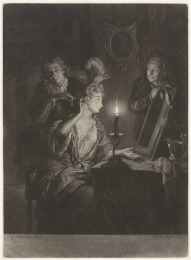 Woman at her Toilet