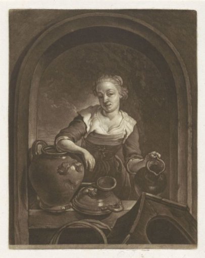 Young Woman with a Jug at a Window