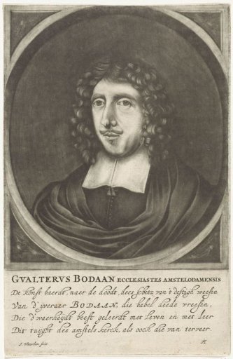 Portrait of the Minister Gualterus Bodaan