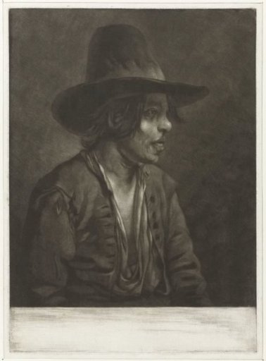 Young man with a hat