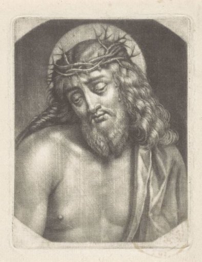 Christ with the crown of thorns
