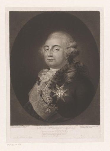Portrait of Louis XVI, King of France