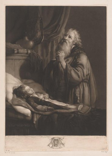 Elijah Raises the Son of the Widow of Zarephath.