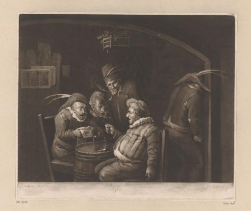 Singing men at an inn
