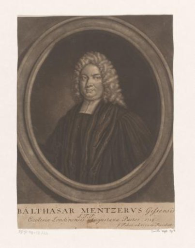 Portrait of Balthasar Mentzer