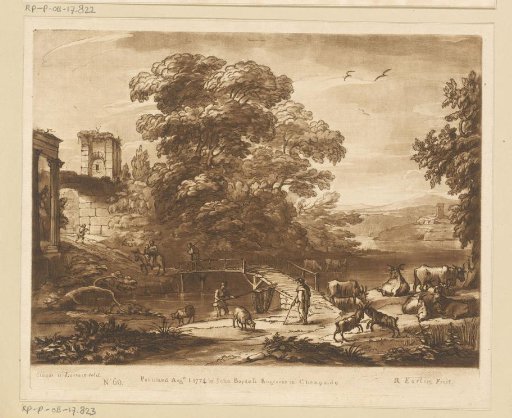 Landscape with Cattle, Fisherman and Flight into Egypt
