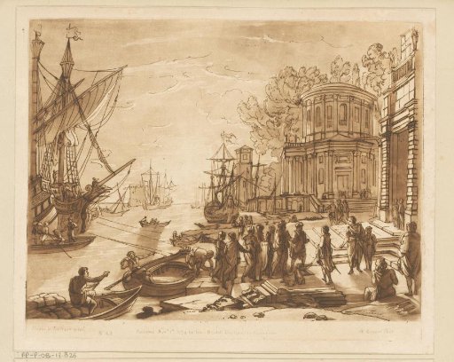 Seaport with the Arrival of Cleopatra in Tarsus