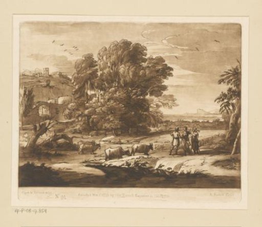 Landscape with Cephalus and Procris Reunited by Diana