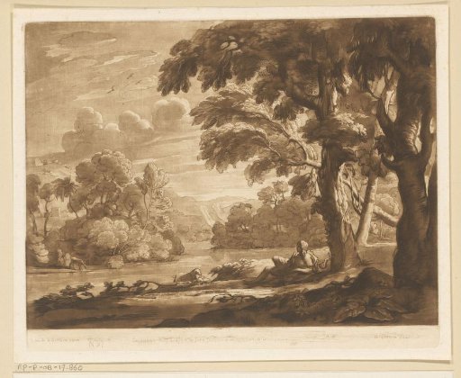 Landscape with John the Baptist Lying Under a Tree on a Riverbank