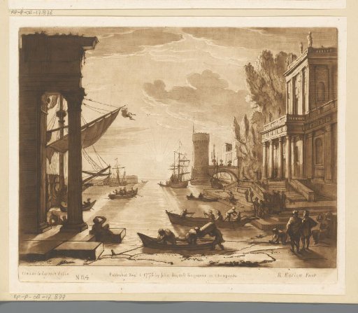 Seaport with the Embarkation of the Queen of Sheba