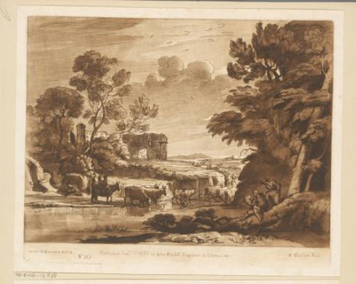 Landscape with the Arch of Constantine, the Colosseum and a Sketcher