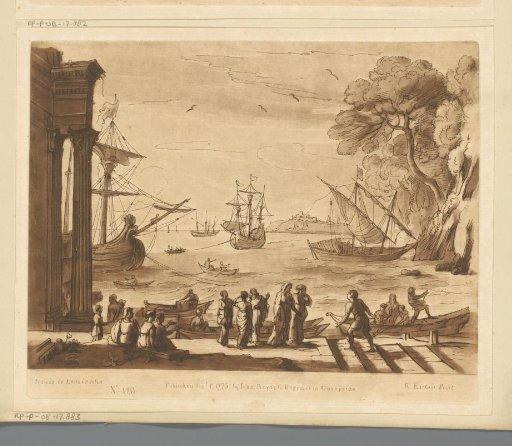 Harbour View with the Embarkation of Saint Paula