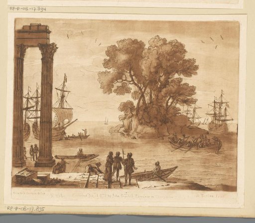 Seaport with the Embarkation of St. Paul