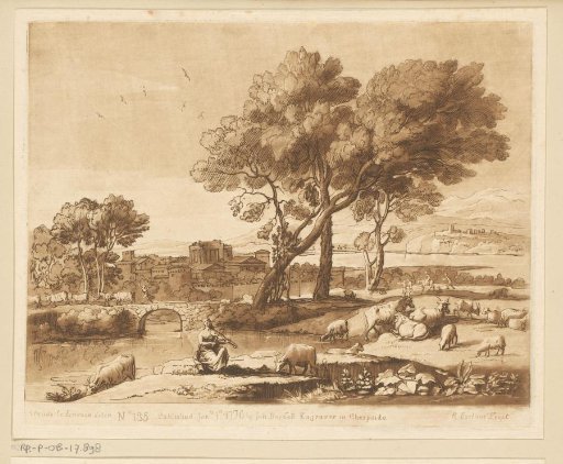 Landscape with Mercury Stealing Admetus' Cattle from Apollo