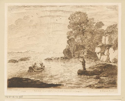 Christ calls Andrew and Peter from the Lake of Tiberias