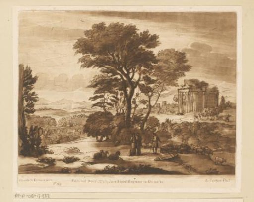 Landscape with the meeting of Jacob, Rachel and Leah at the well