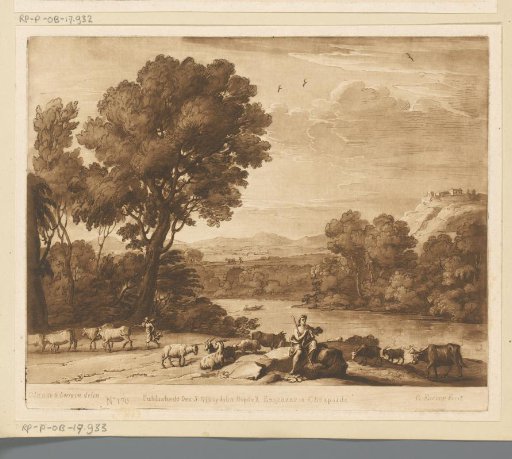Landscape with Apollo and Mercury, who steals the cattle