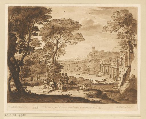 Landscape with the nymph Egeria mourning over Numa