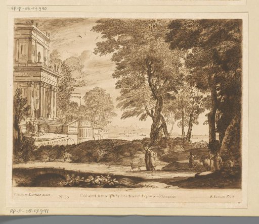 Landscape with Bacchus at the palace of the dead Staphylus