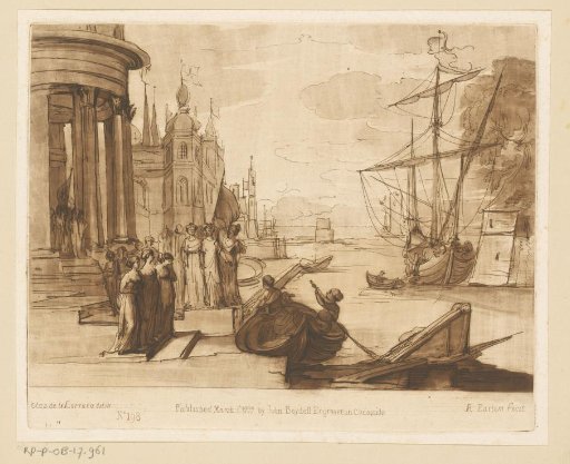 Seaport with the Embarkation of St. Ursula and Her Maidens