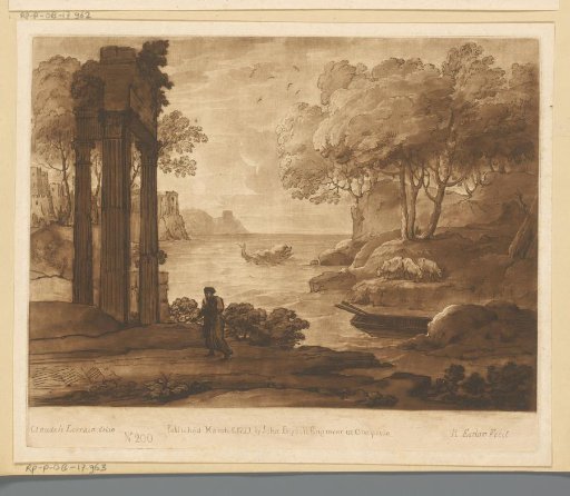 Coastal View with Ruin and Jonah and the Whale