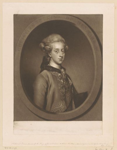 Portrait of Christian VII of Denmark