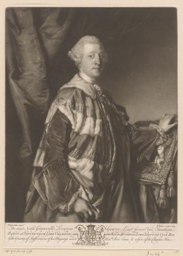 Portrait of Granville Leveson-Gower