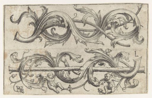 Two Ornamental Scrolls