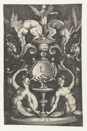 Ornament with Two Sirens