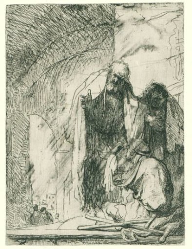 Peter and John at the temple gate