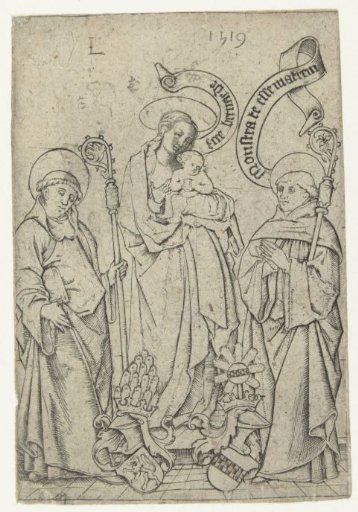 Mary with Child and Two Saints