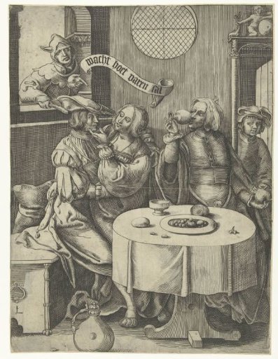 The Prodigal Son Squandering His Inheritance