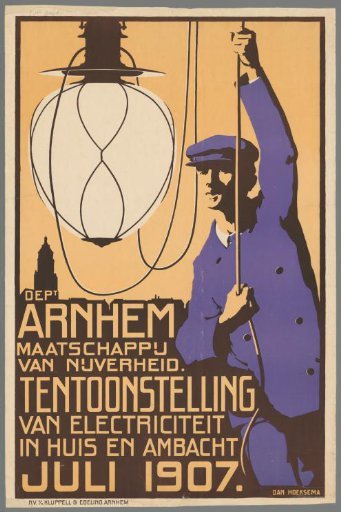 Department Arnhem Society of Industry. Exhibition of Electricity in the Home and Craft. July 1907
